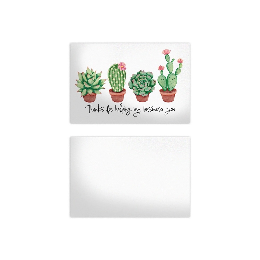 Succulents 4x6 Insert Cards Pack of 25 - Picture 3 of 4
